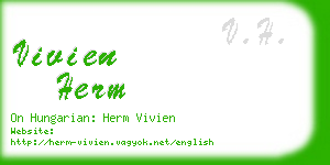 vivien herm business card